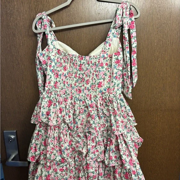 Mable Floral Tie-Strap Dress - Picture 3 of 4